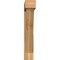 Ekena Millwork Traditional Block Rough Sawn Bracket w/ Offset Brace, Western Red Cedar, 8"W x 48"D x 48"H BKT0806X48X48TRA05RWR - alternate 4